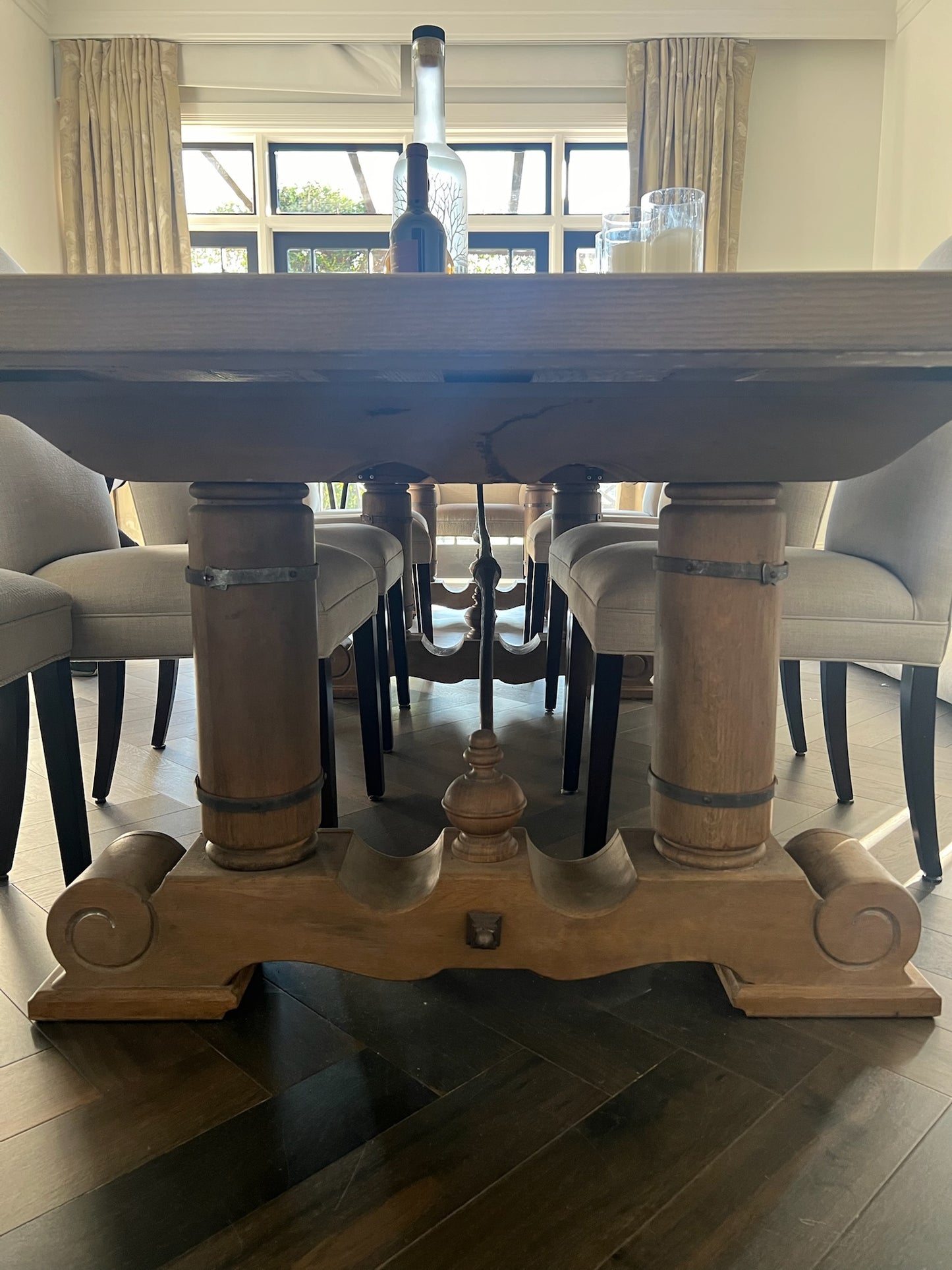 Custom French Provincial Style Dining Table