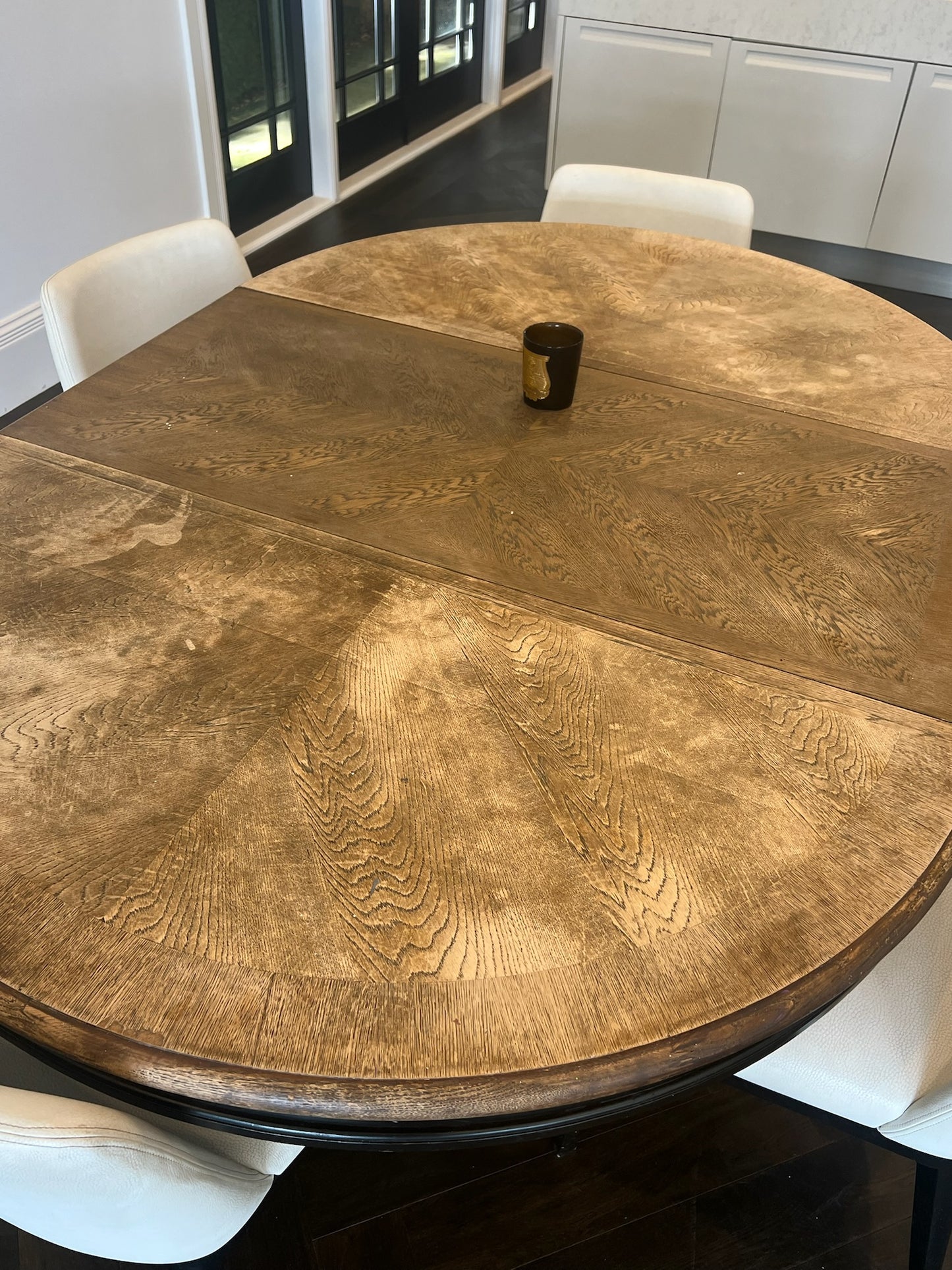 Restoration Hardware Round Jupe Extension Dining Table