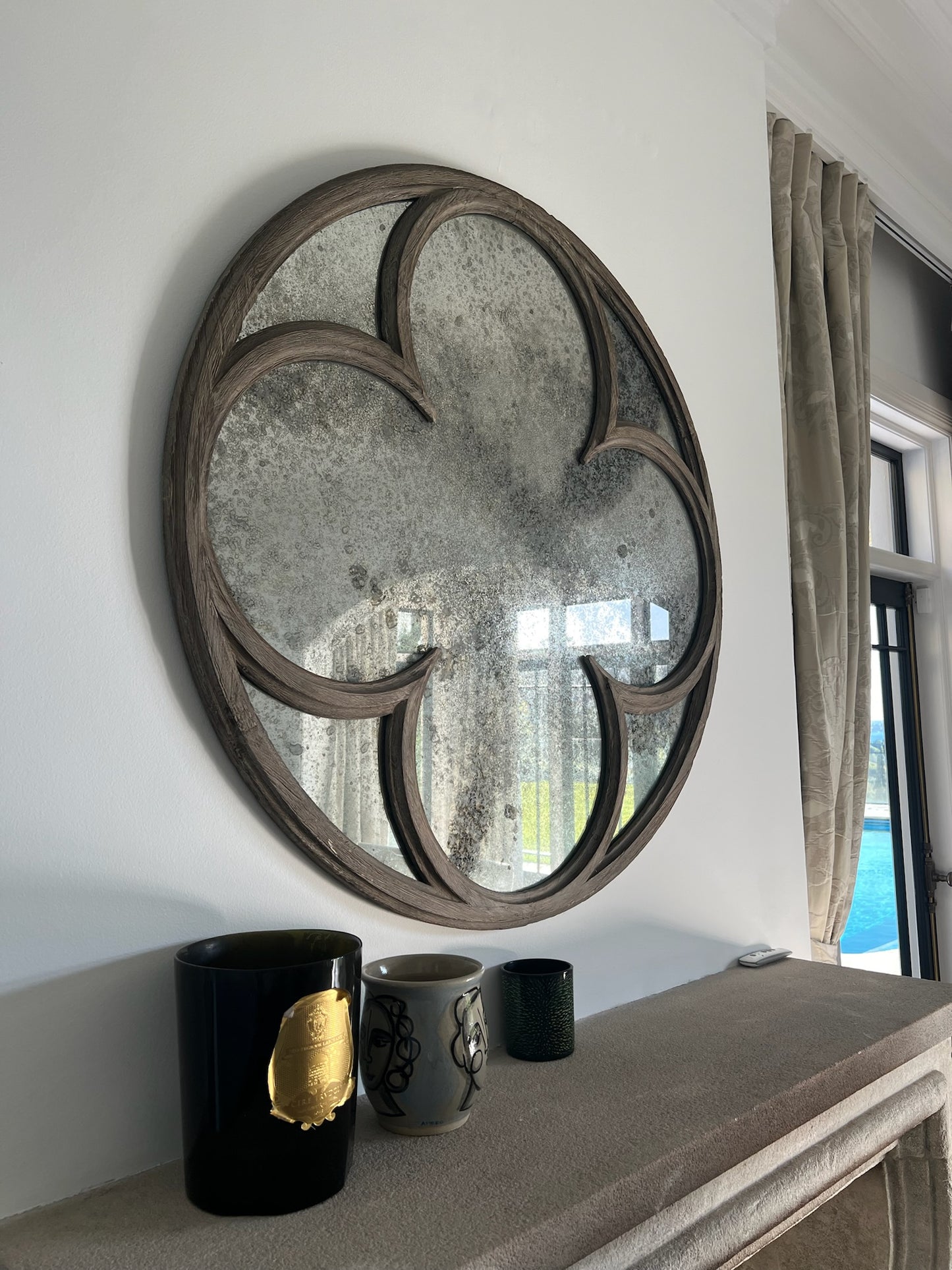 GOTHIC QUATREFOIL MIRROR