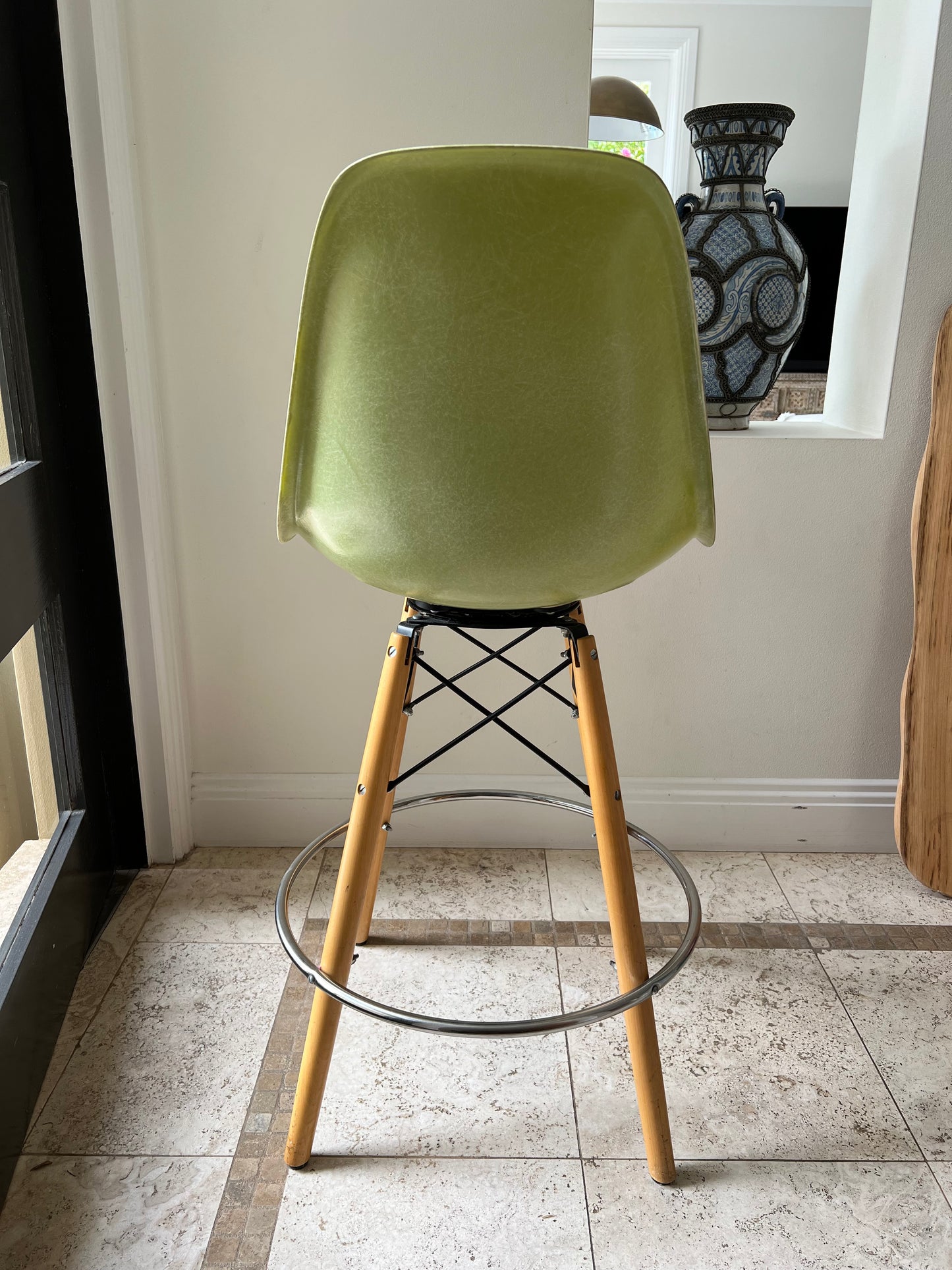 Herman Miller Inspired Fibreglass Stools (x2)