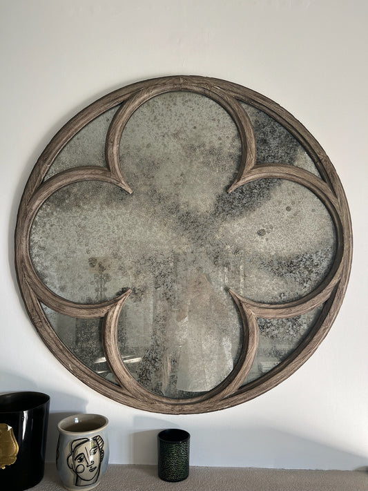 GOTHIC QUATREFOIL MIRROR