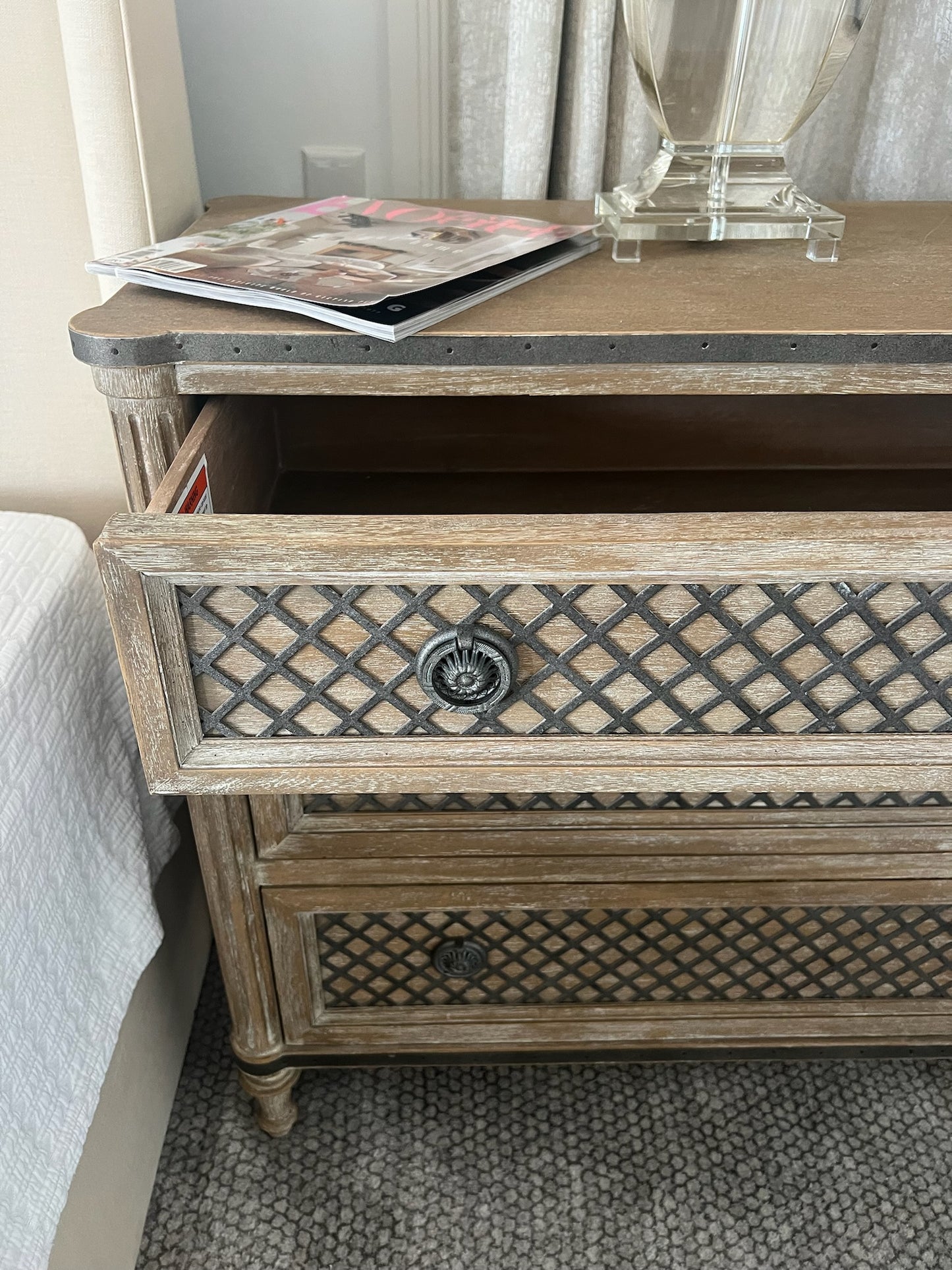 Louis XVI Treillage Closed Dresser / Chest